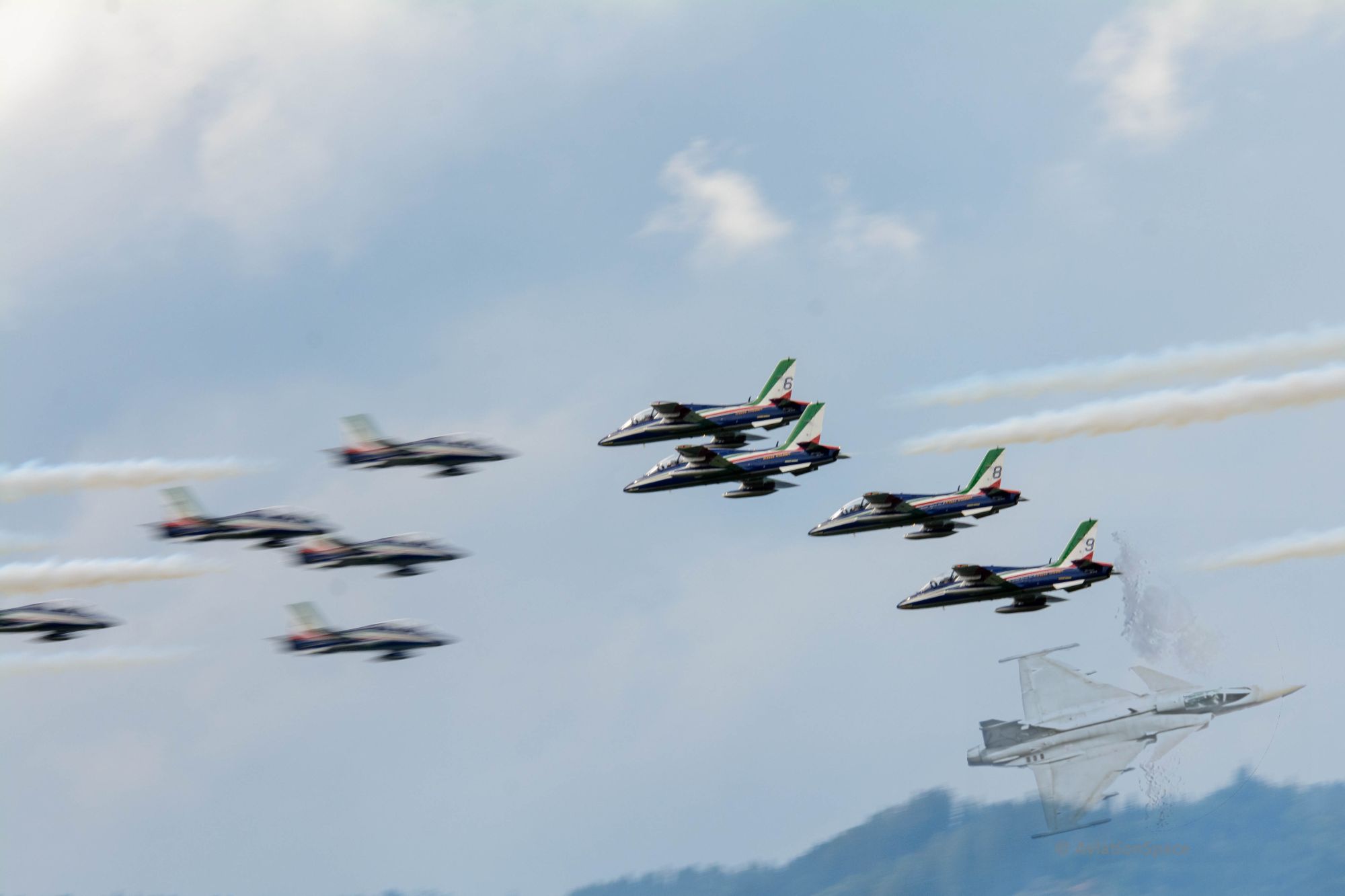 Frecce Tricolori: Kollision bei Vorführung