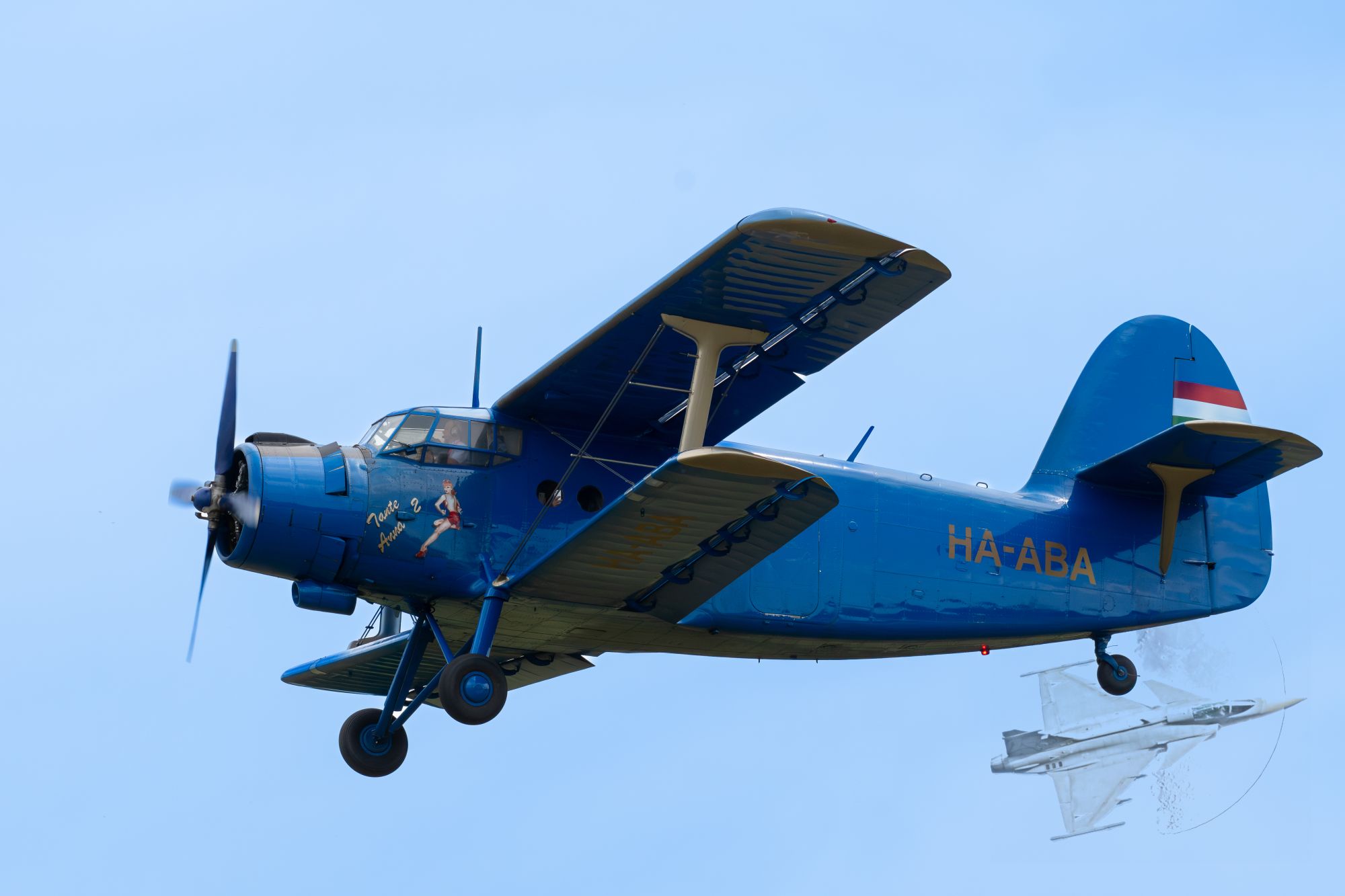 Flug mit der Antonov AN-2 des Antonov-Vereins Schweiz