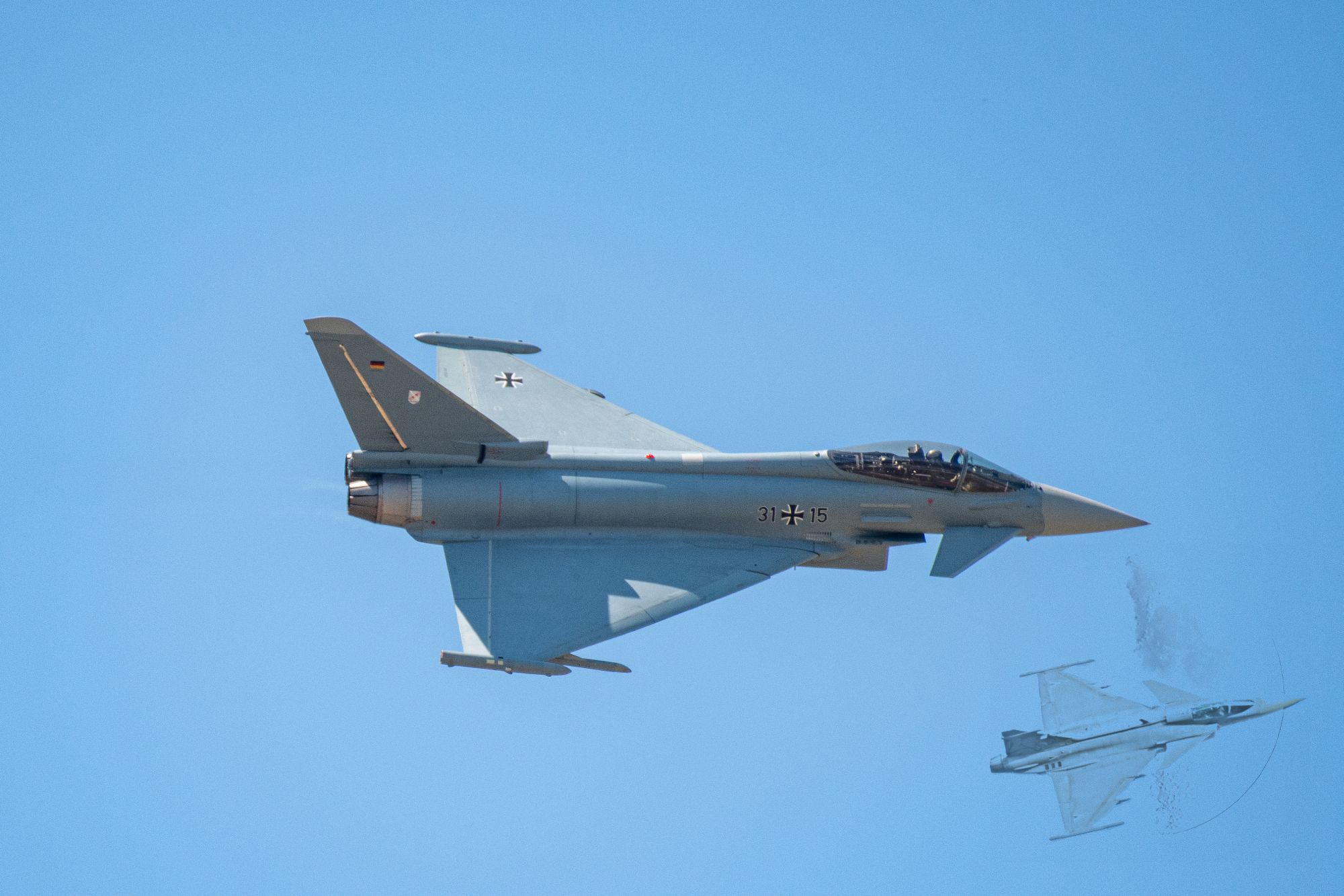 Taktisches Luftwaffen­geschwader 31 „Boelcke“ zeigt Eurofighter